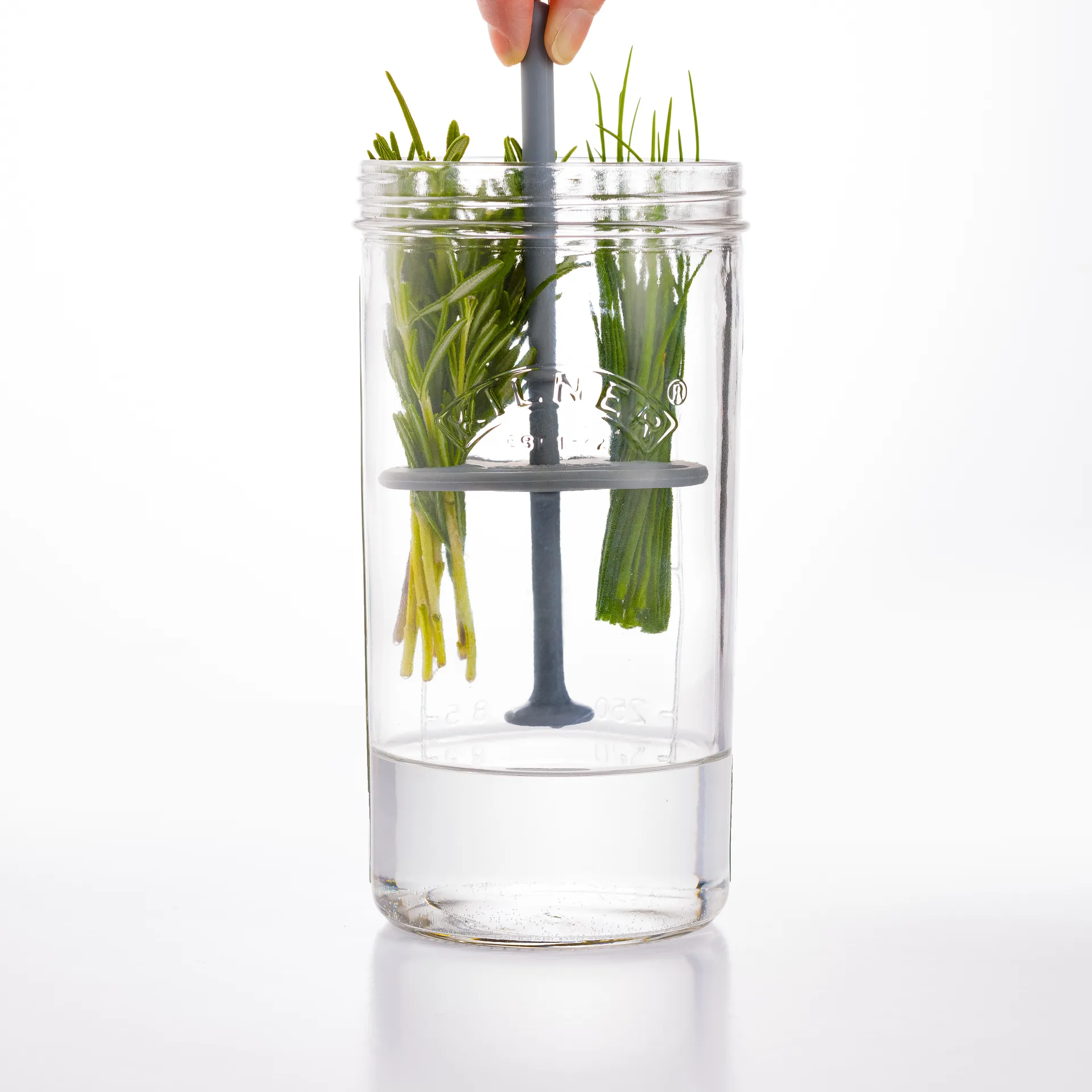 Kilner herb storage, Clear Kilner