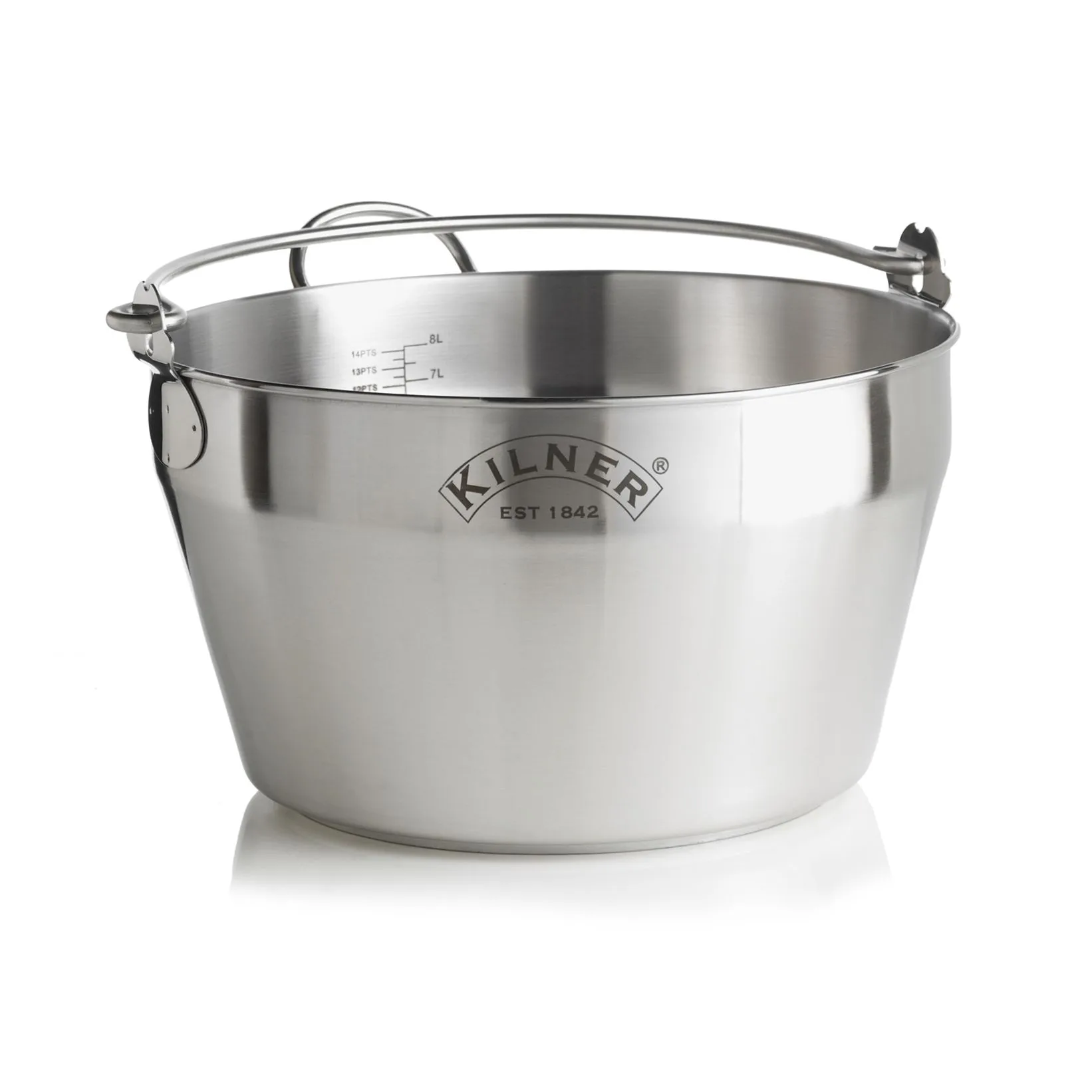 Kilner jam pot, Stainless steel Kilner