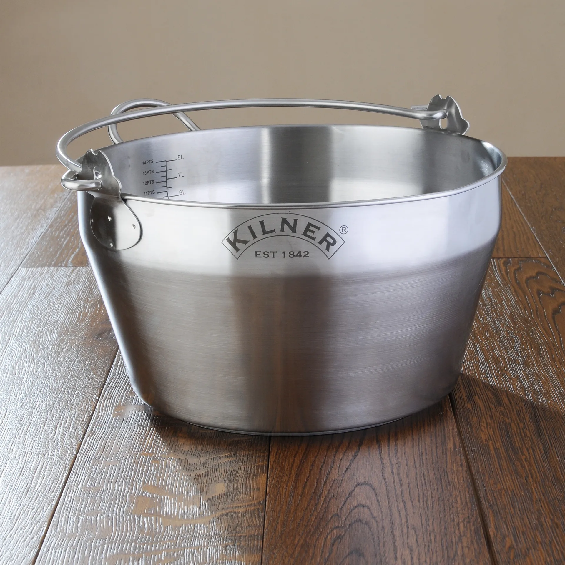 Kilner jam pot, Stainless steel Kilner