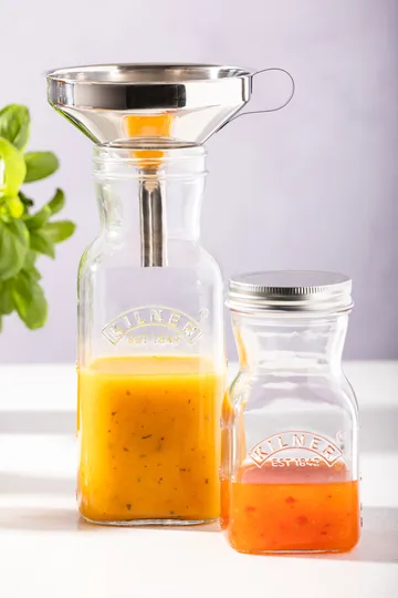 Kilner juice and sauce bottle - Clear-stainless steel, 0.5 L - Kilner
