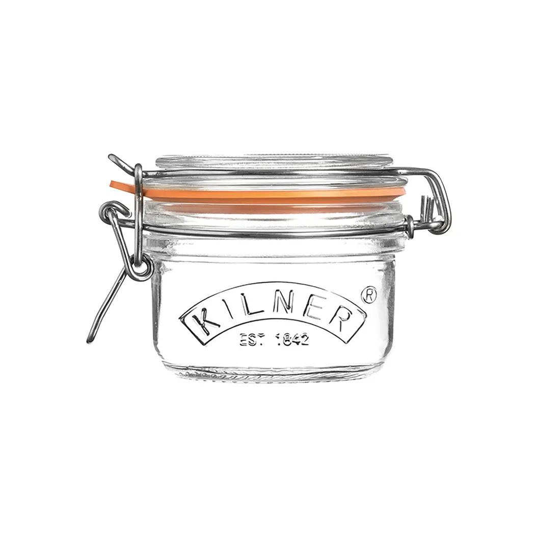 Kilner round jar with clamp, Clear, 125 ml Kilner