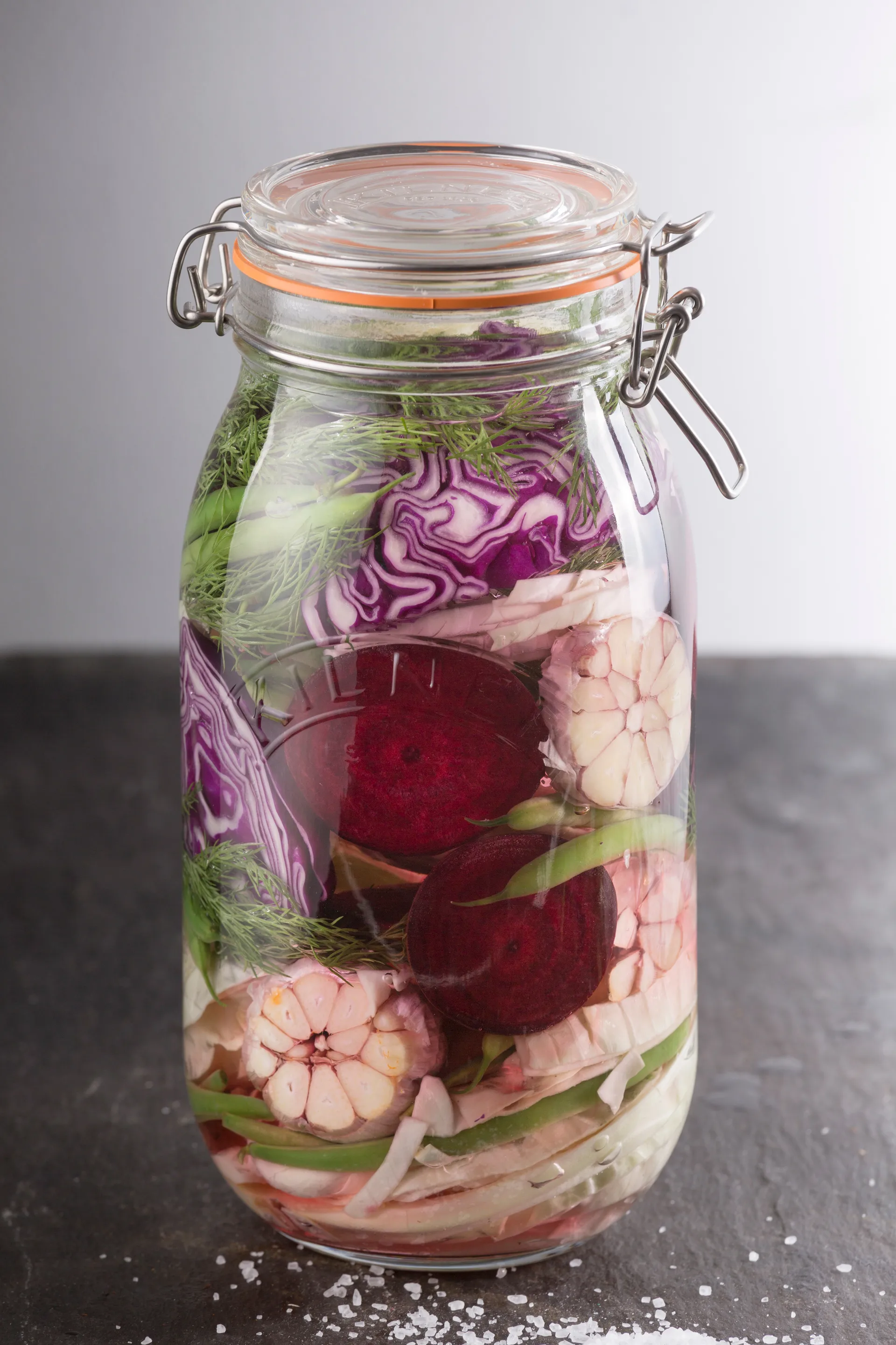 Kilner round jar with clamp, Clear, 1.5 L Kilner