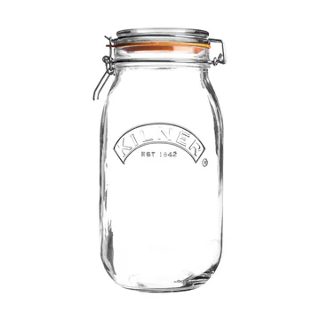Kilner round jar with clamp - Clear, 2 L - Kilner