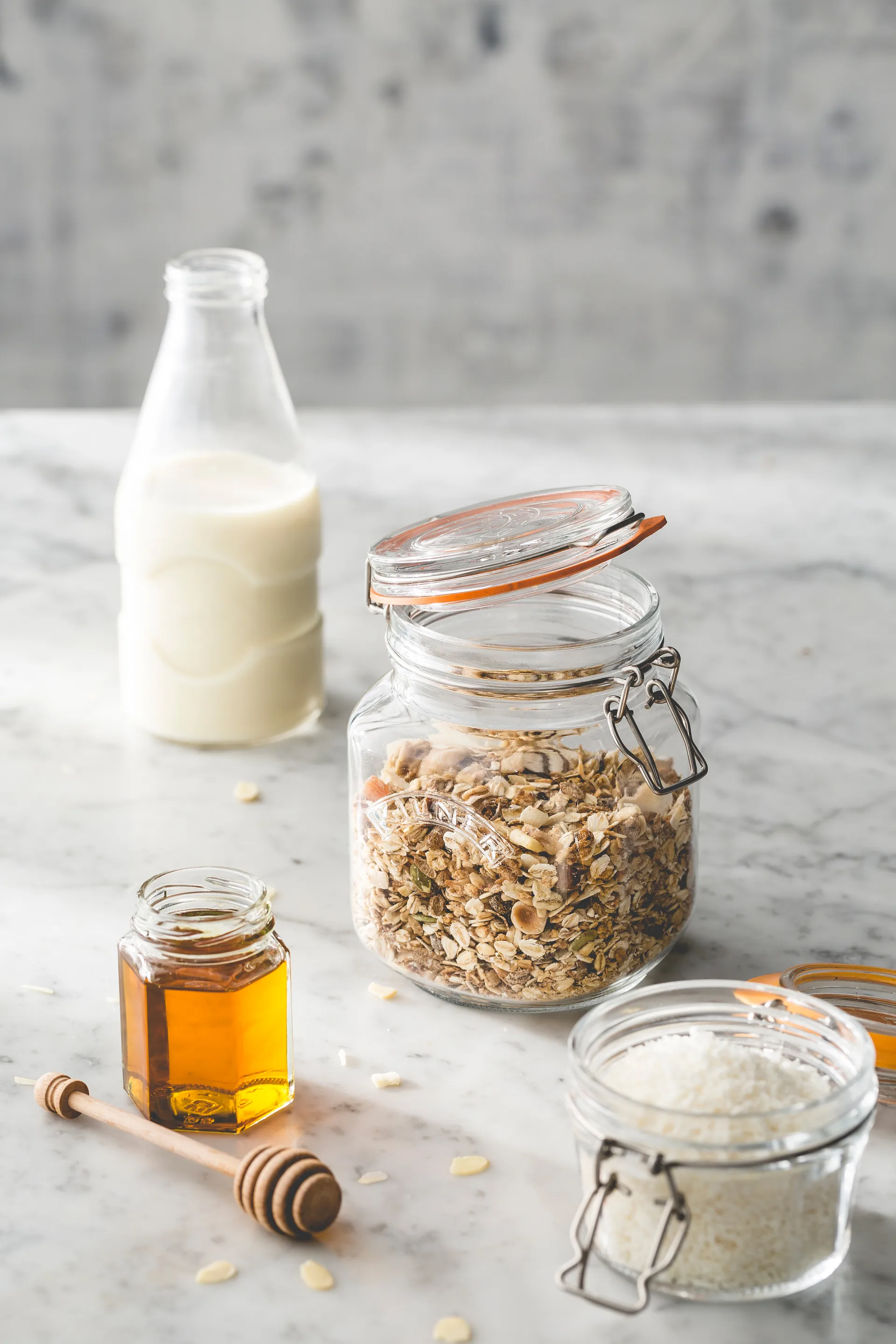 Kilner square clip top jar, Clear, 1 L Kilner