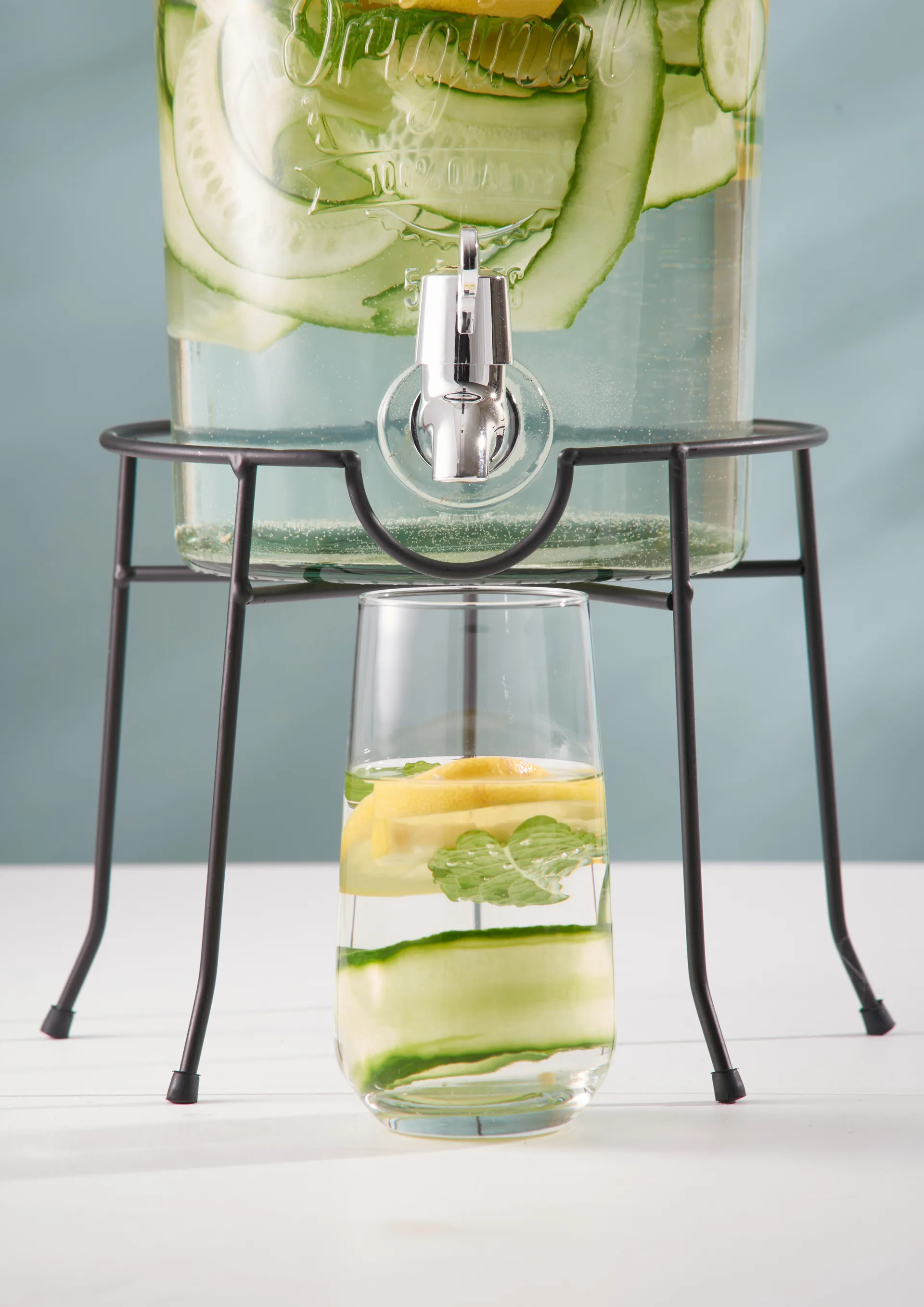 Kilner stand for drinks dispenser, Black Kilner