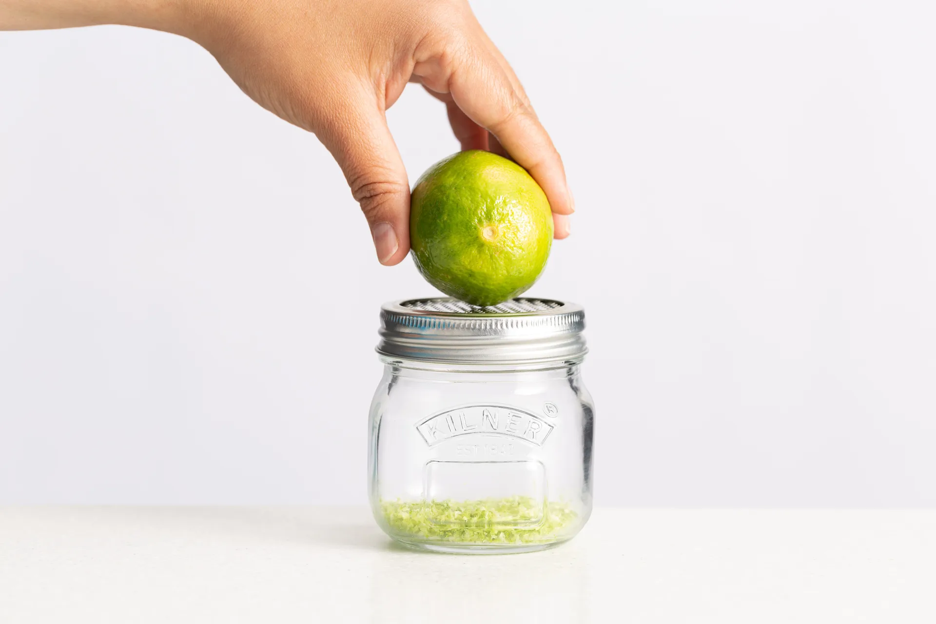 Kilner storage jar with grating lid, Silver-clear, 250 ml Kilner