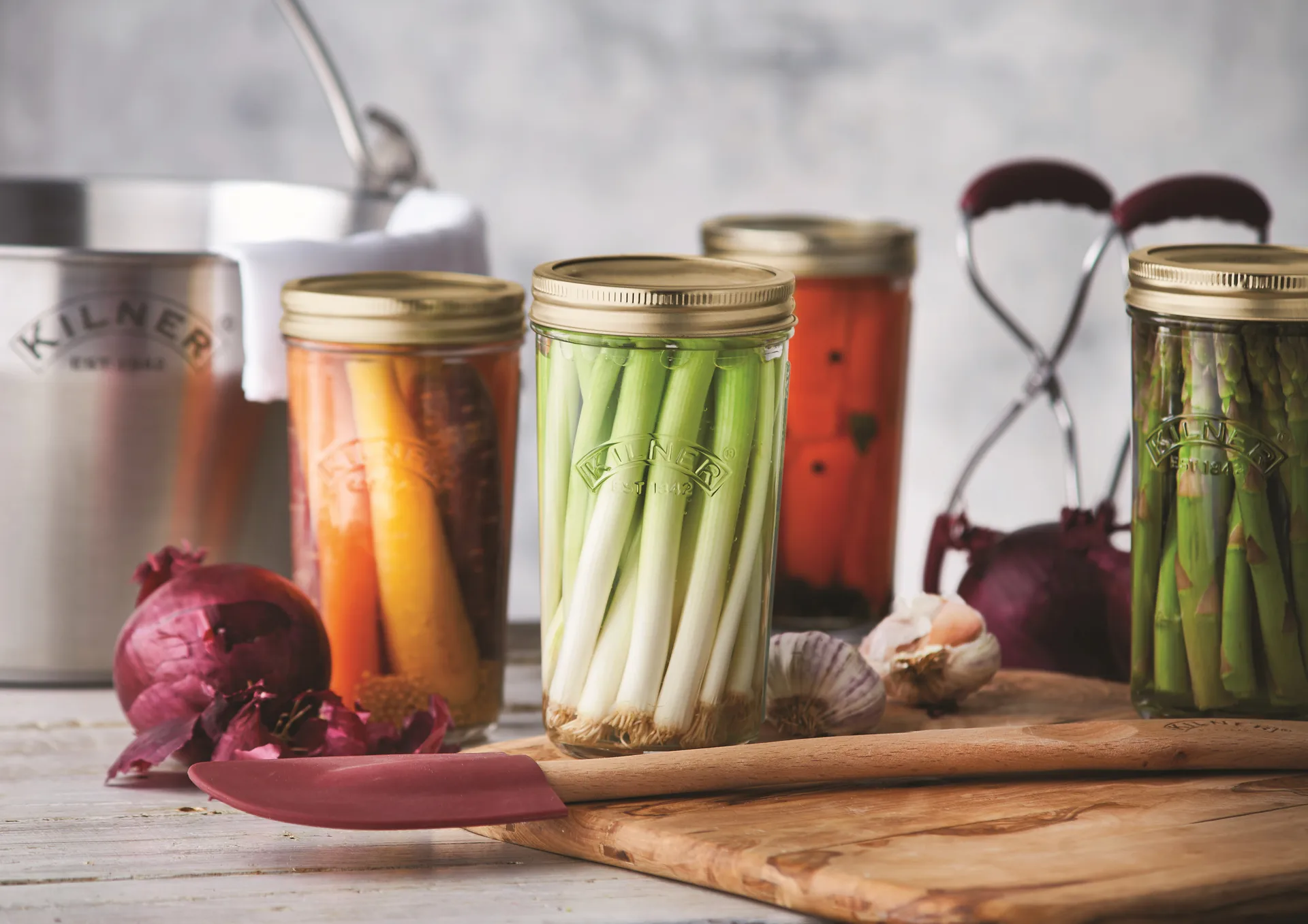 Kilner WIDE preserving jar, Clear-gold, 0.5 L Kilner