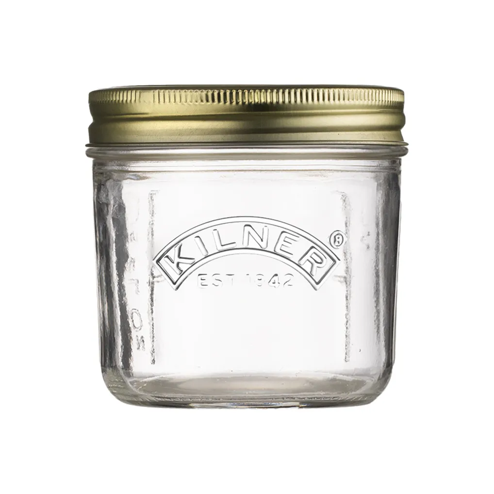 Kilner WIDE preserving jar, Clear-gold, 200 ml Kilner