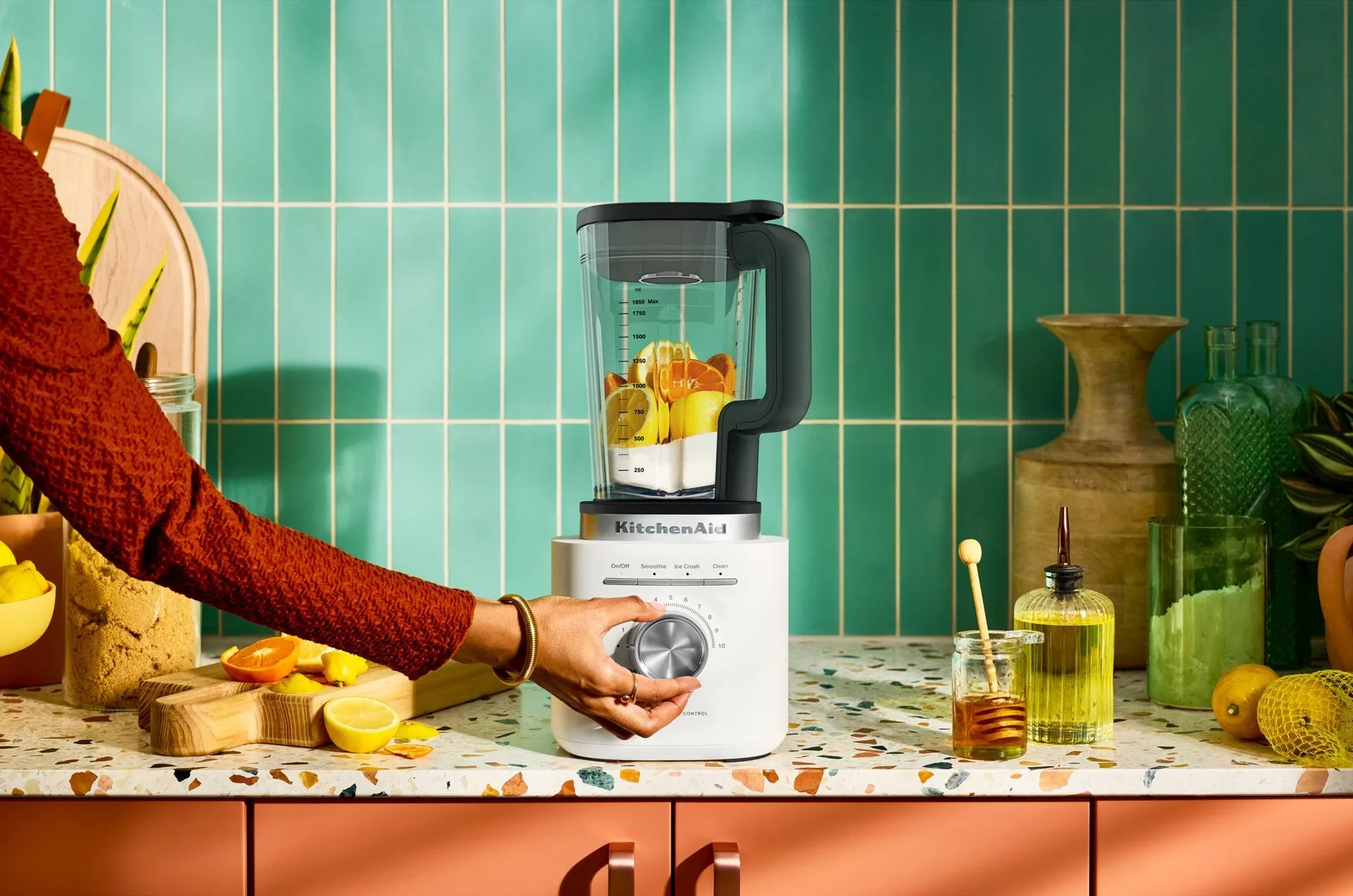 KitchenAid Pure Power blender glass jug, Porcelain White, 1.85 l KitchenAid