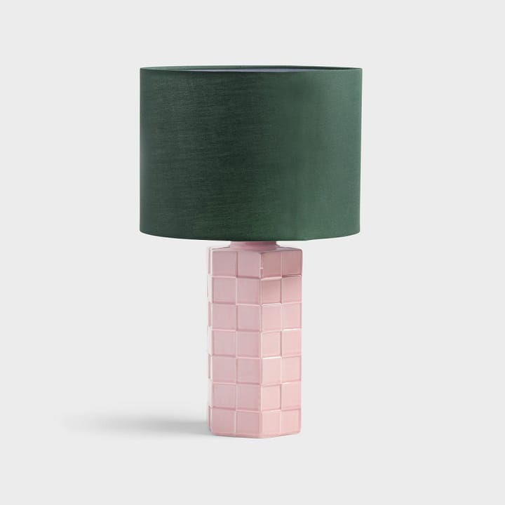 Check table lamp 42 cm - Pink-green - &Klevering