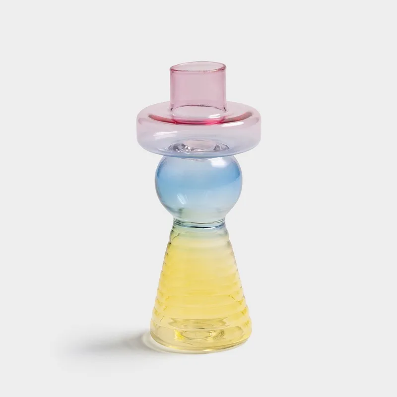 Jumble candlestick 13.5 cm, Pink &Klevering