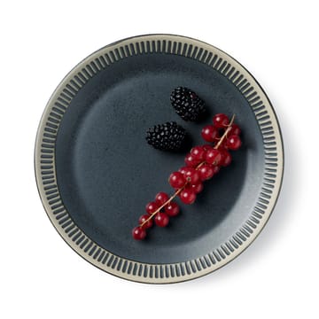 Colorit plate Ø19 cm - Dark grey - Knabstrup Keramik