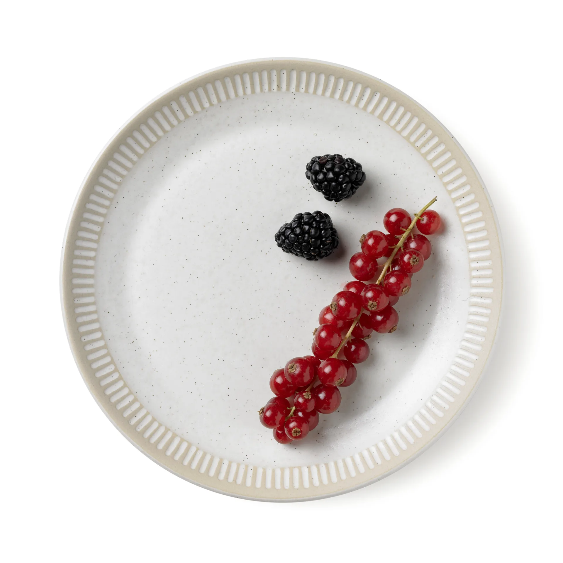 Colorit plate Ø19 cm, Sand Knabstrup Keramik