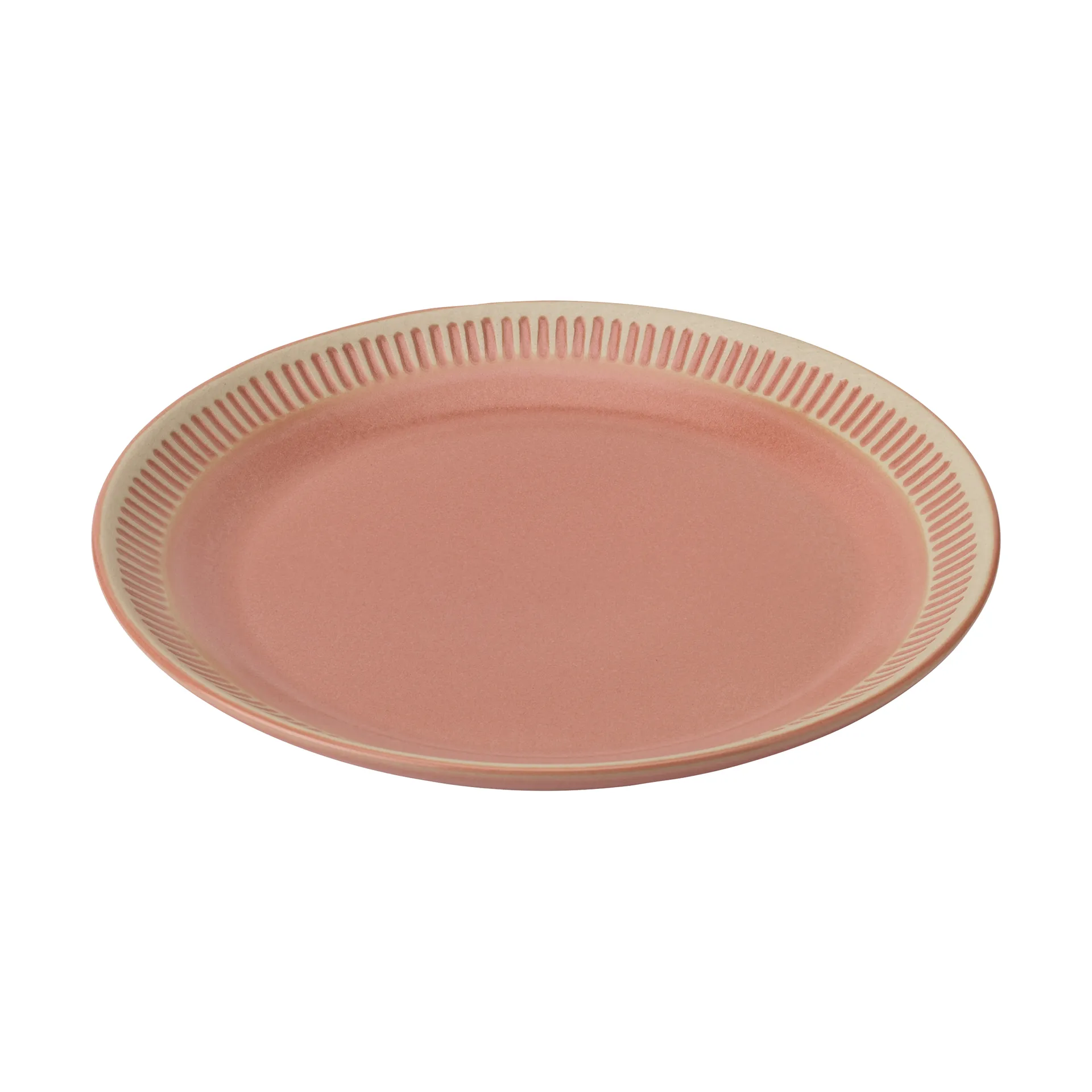 Colorit plate Ø22 cm, Coral Knabstrup Keramik