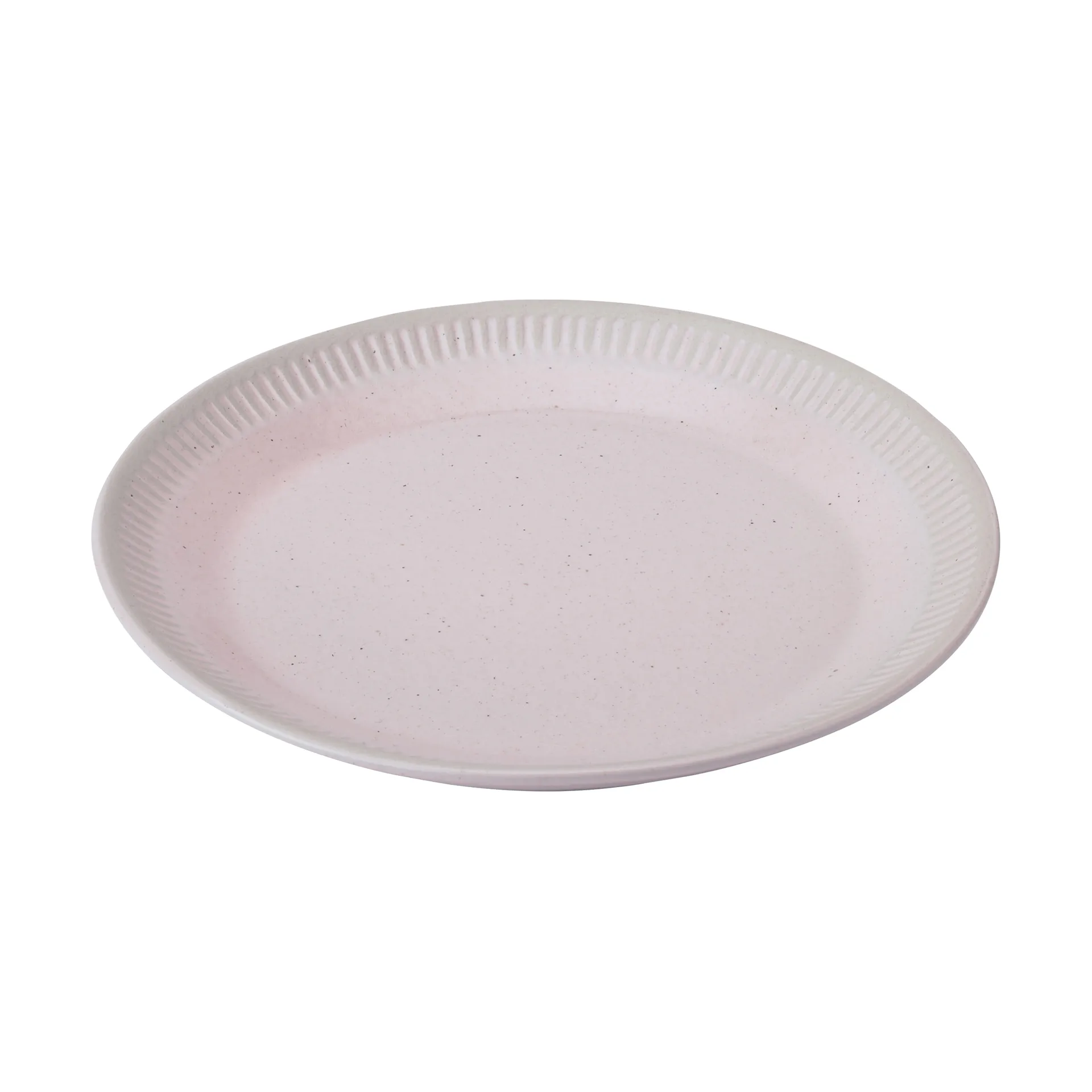 Colorit plate Ø22 cm, Pink Knabstrup Keramik