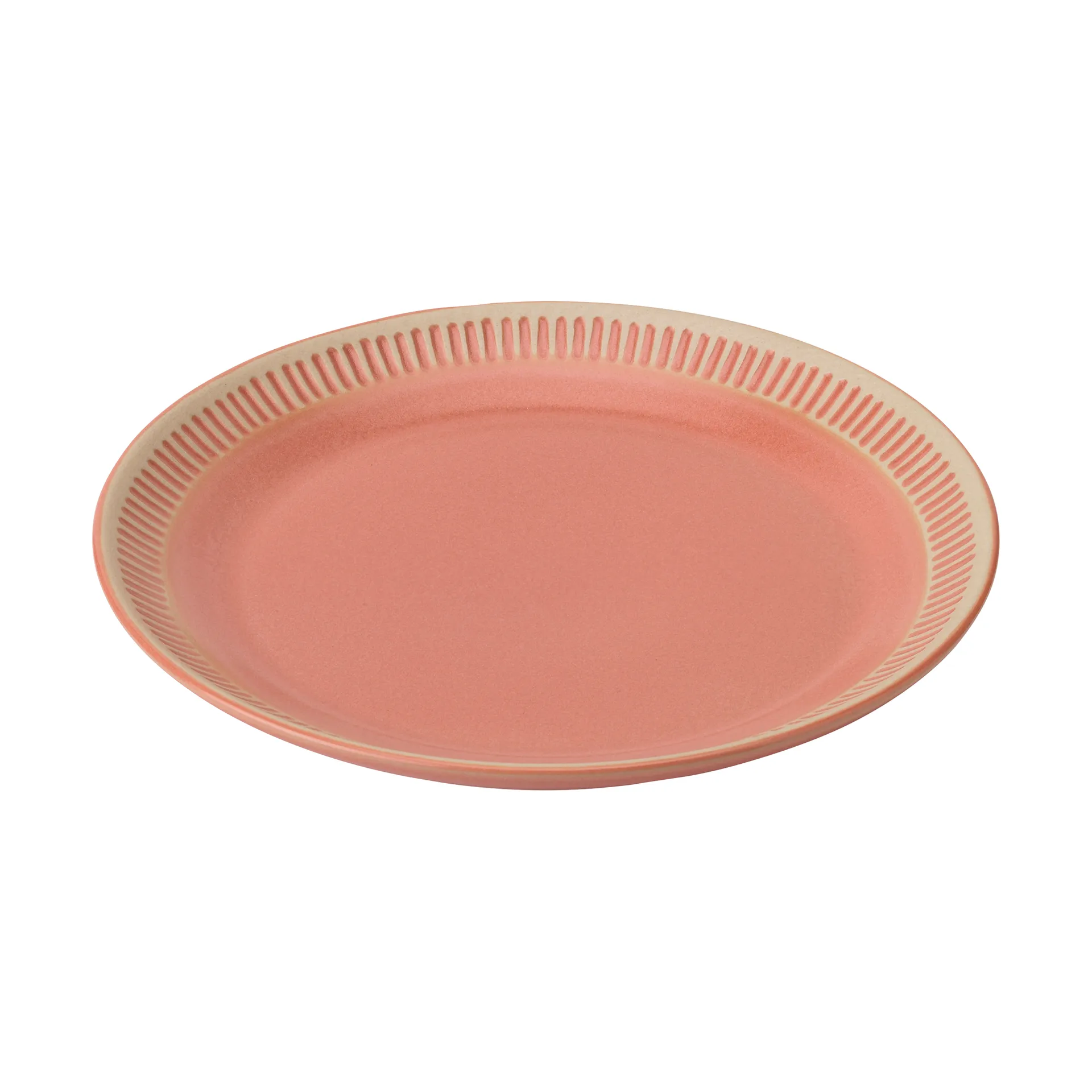 Colorit plate Ø27 cm, Coral Knabstrup Keramik