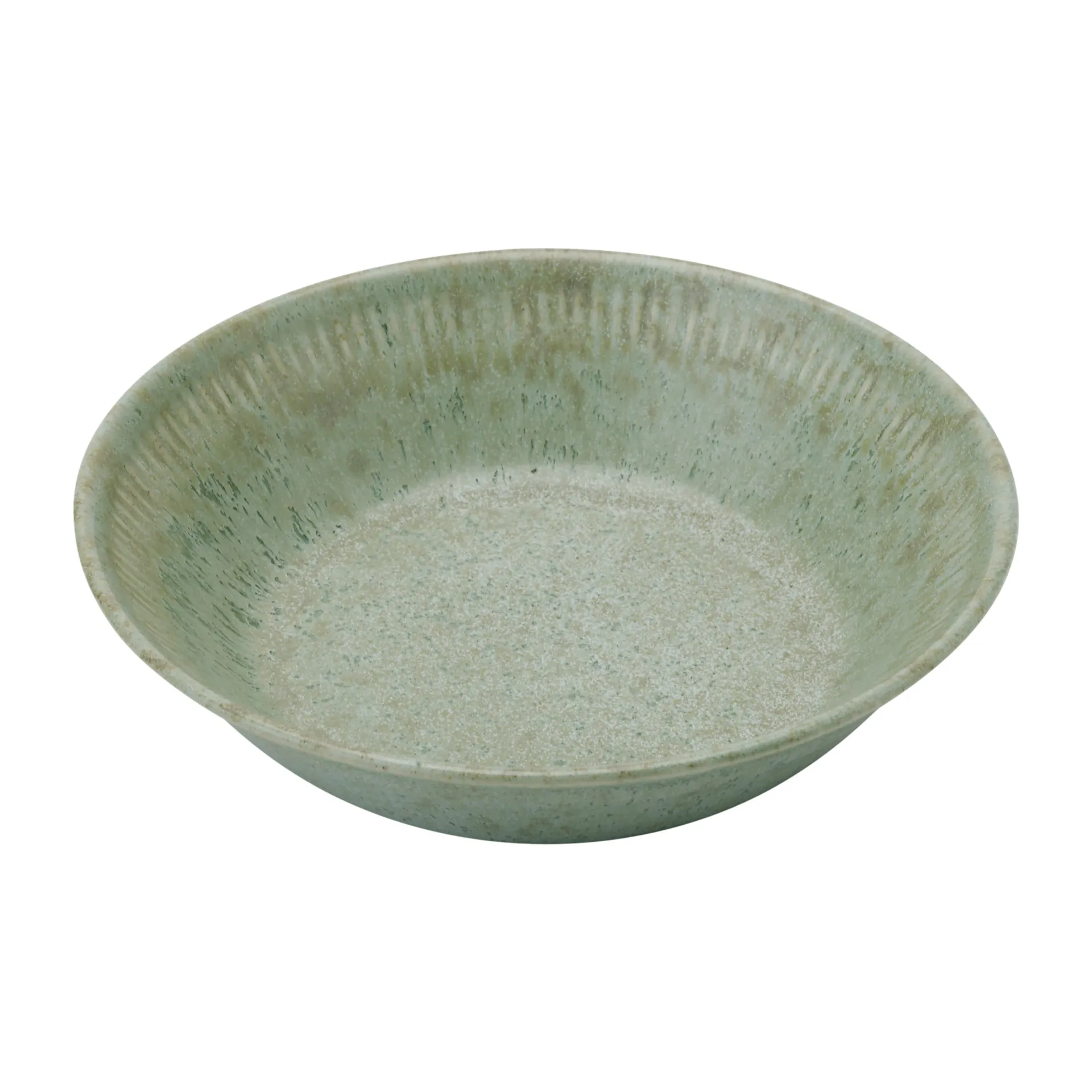 Knabstrup deep plate olivgreen, 14.5 cm Knabstrup Keramik