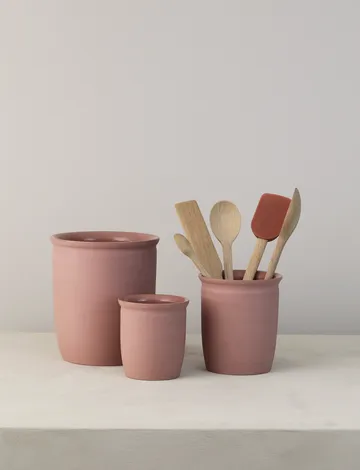 Knabstrup preserving jar - Dark rose, 0.5 L - Knabstrup Keramik