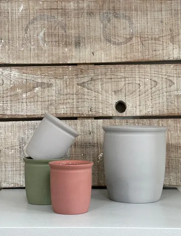 Knabstrup preserving jar - Grey, 0.5 L - Knabstrup Keramik