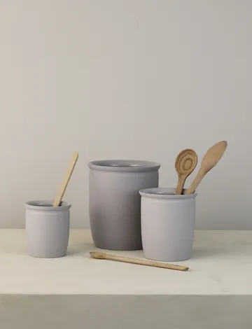 Knabstrup preserving jar - Grey, 2 L - Knabstrup Keramik