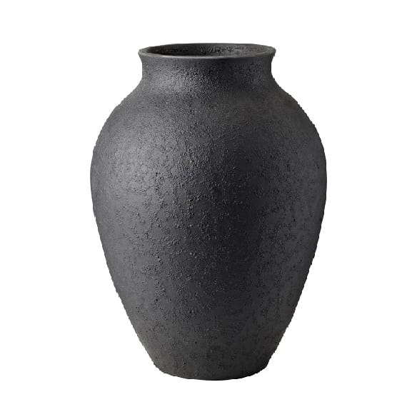 Knabstrup vase 20 cm, Black Knabstrup Keramik