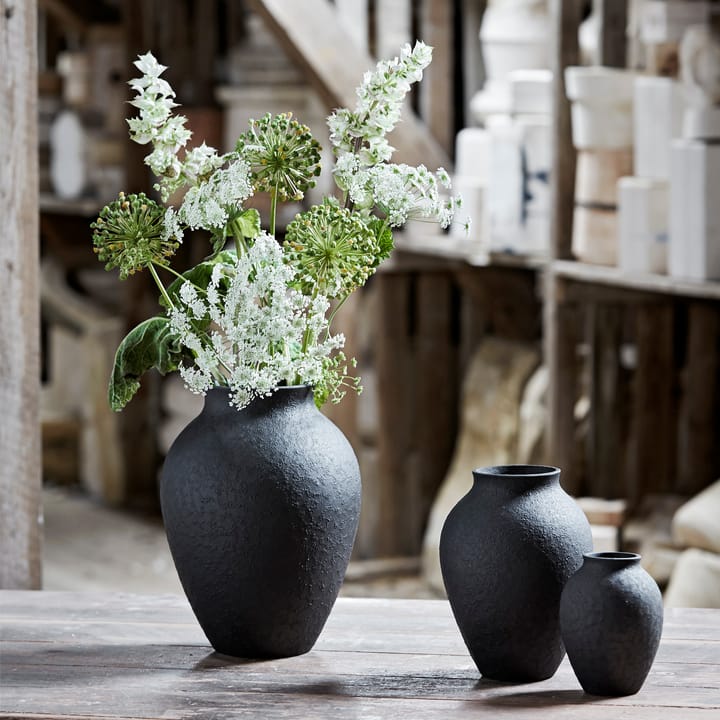 Knabstrup vase 27 cm, Black Knabstrup Keramik