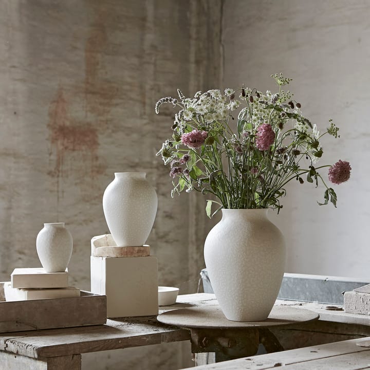 Knabstrup vase 27 cm, white Knabstrup Keramik