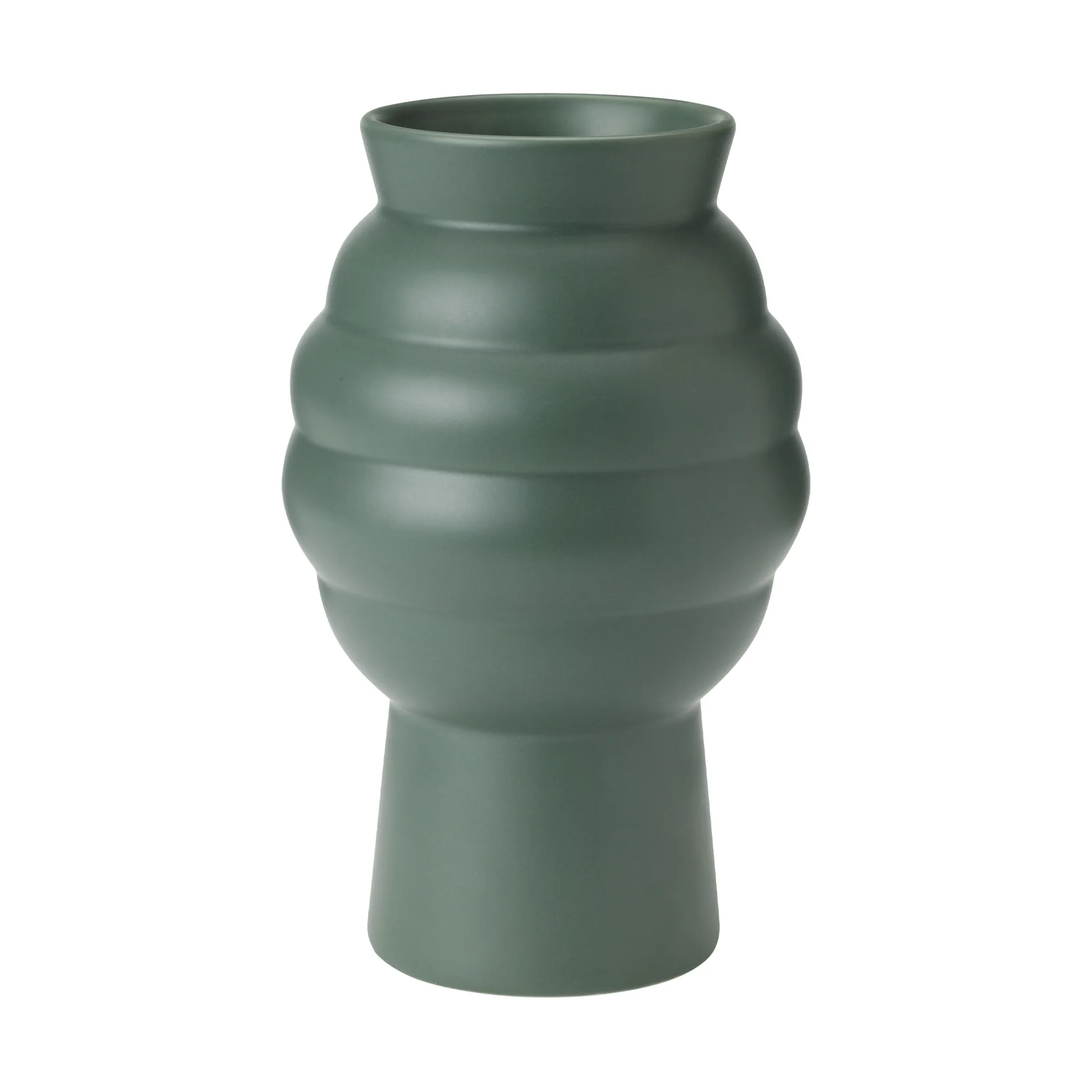 Tortus Archie vase No2 23.5 cm, Dark green Knabstrup Keramik