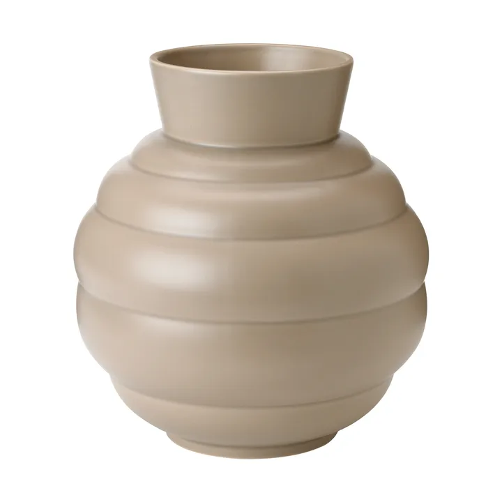 Tortus Archie vase No3 26.5 cm - Dark sand - Knabstrup Keramik