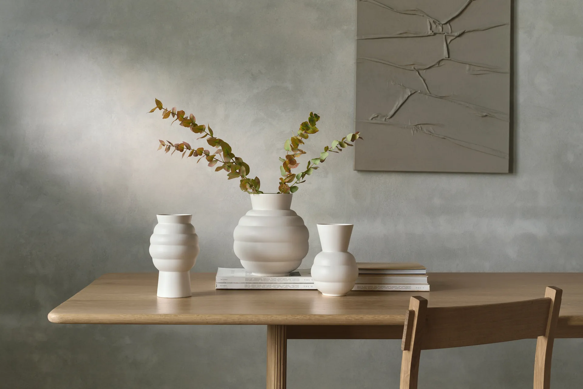 Tortus Archie vase No3 26.5 cm, White Knabstrup Keramik