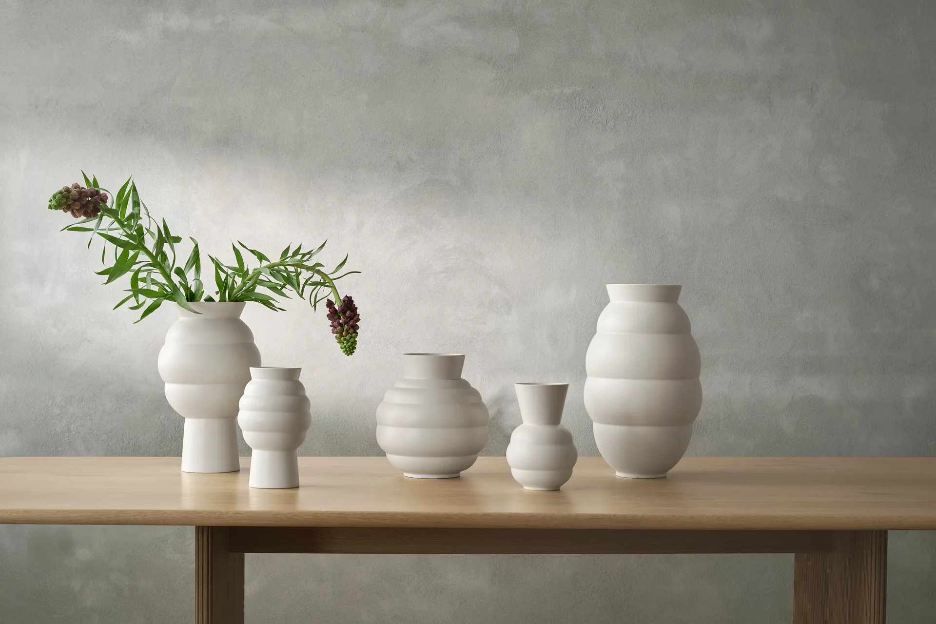 Tortus Archie vase No3 26.5 cm, White Knabstrup Keramik