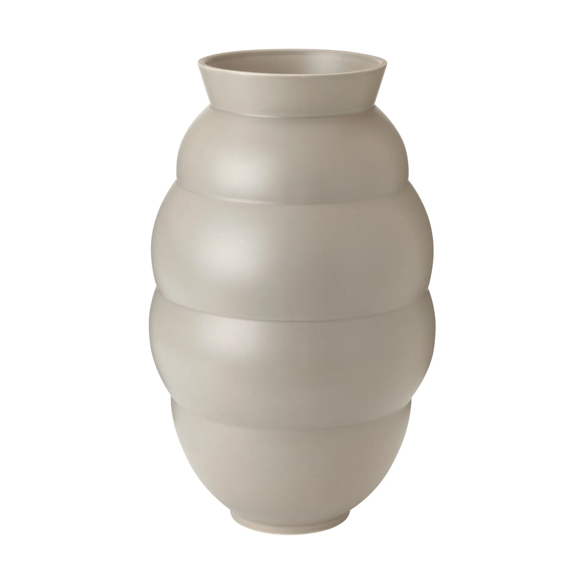 Tortus Archie vase No5 41.5 cm, Light grey Knabstrup Keramik