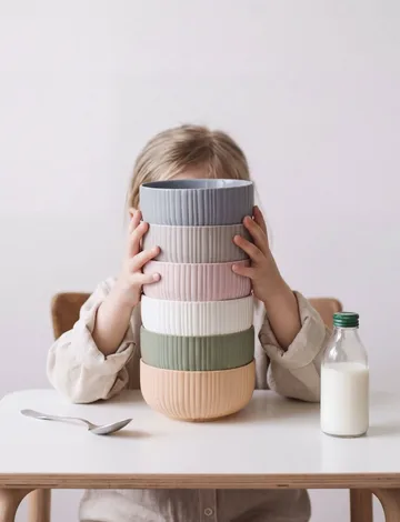 Verda bowl - Soft sand, Ø13 cm - Knabstrup Keramik