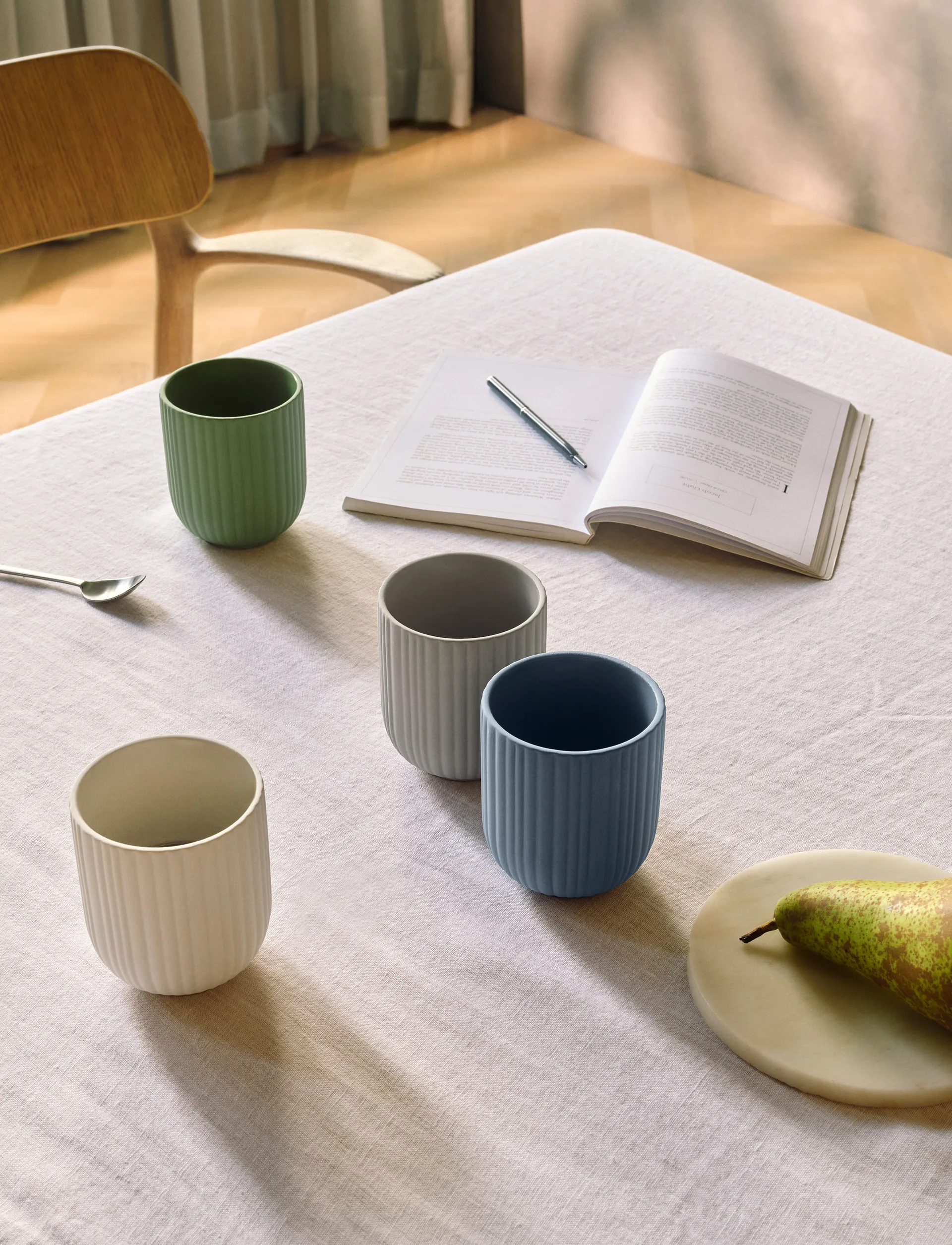 Verda mug 25 cl, Dusty blue Knabstrup Keramik