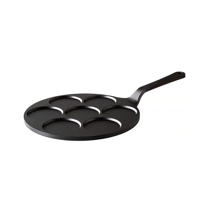 Flat pancake pan 24 cm - Black - Kockums Jernverk