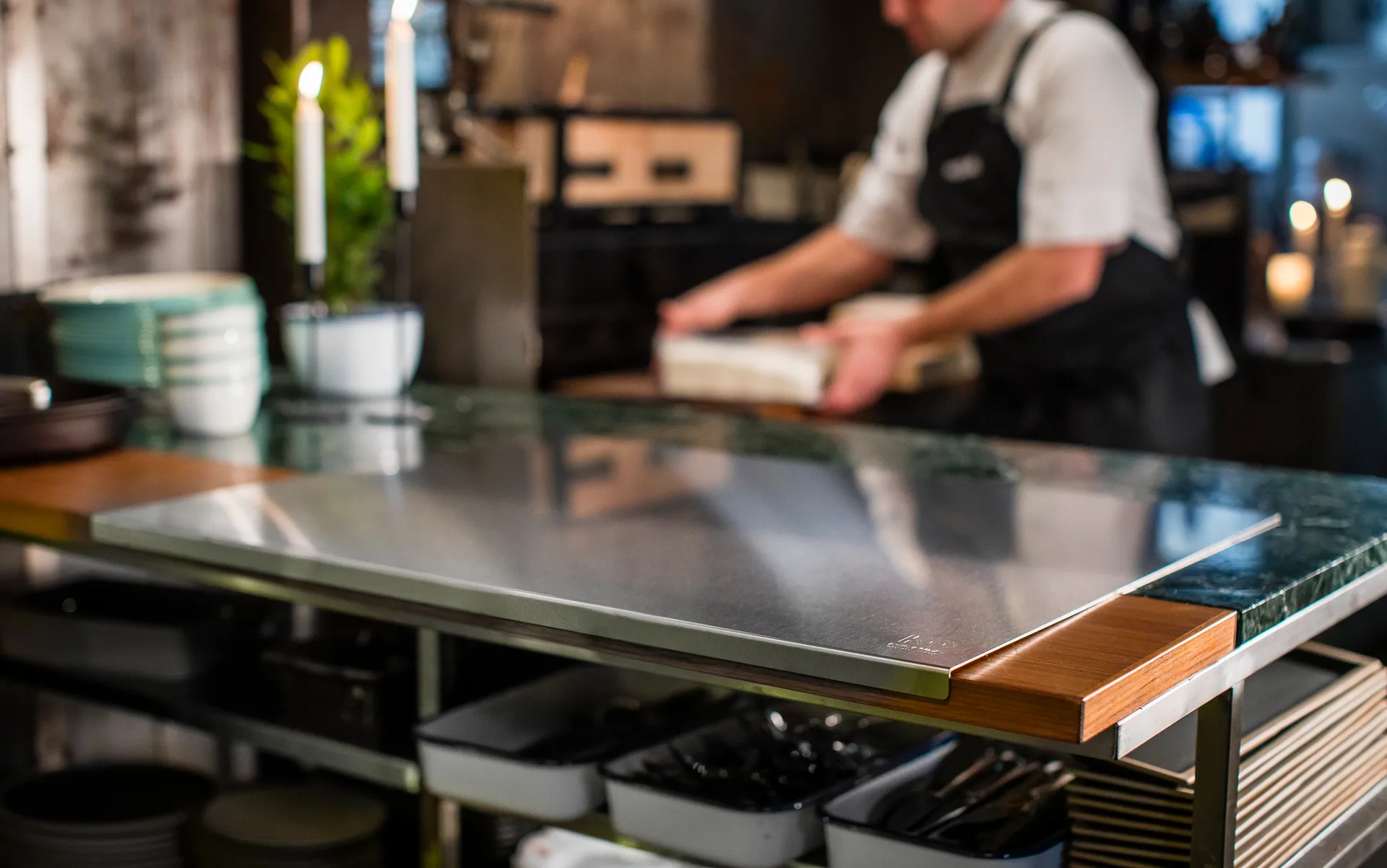 Kockums baking board stainless steel, 80x60 cm Kockums Jernverk