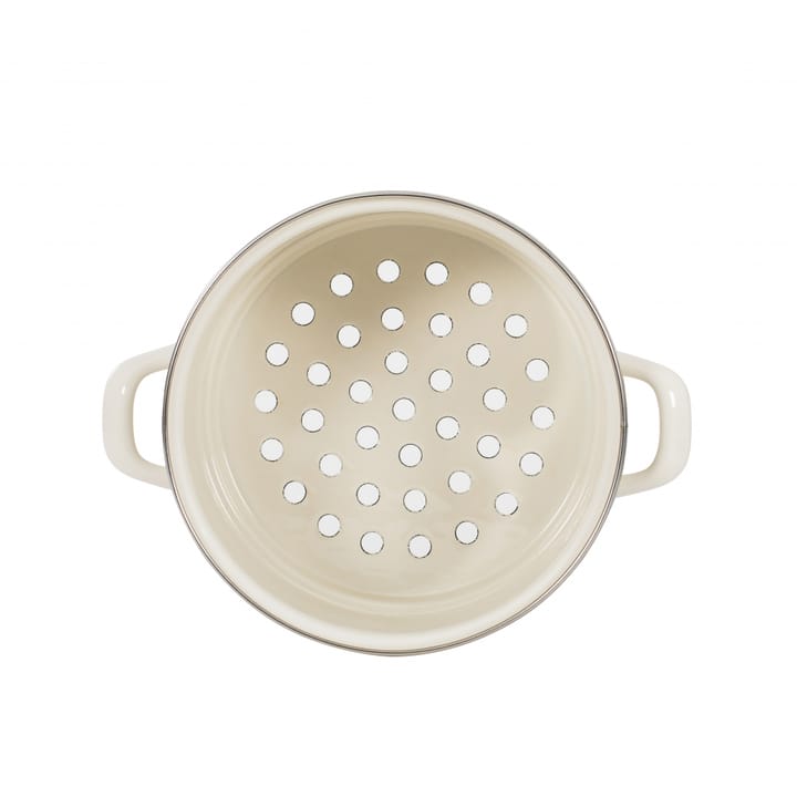 Kockums colander with steam cooking function, Cream Lux (beige) Kockums Jernverk