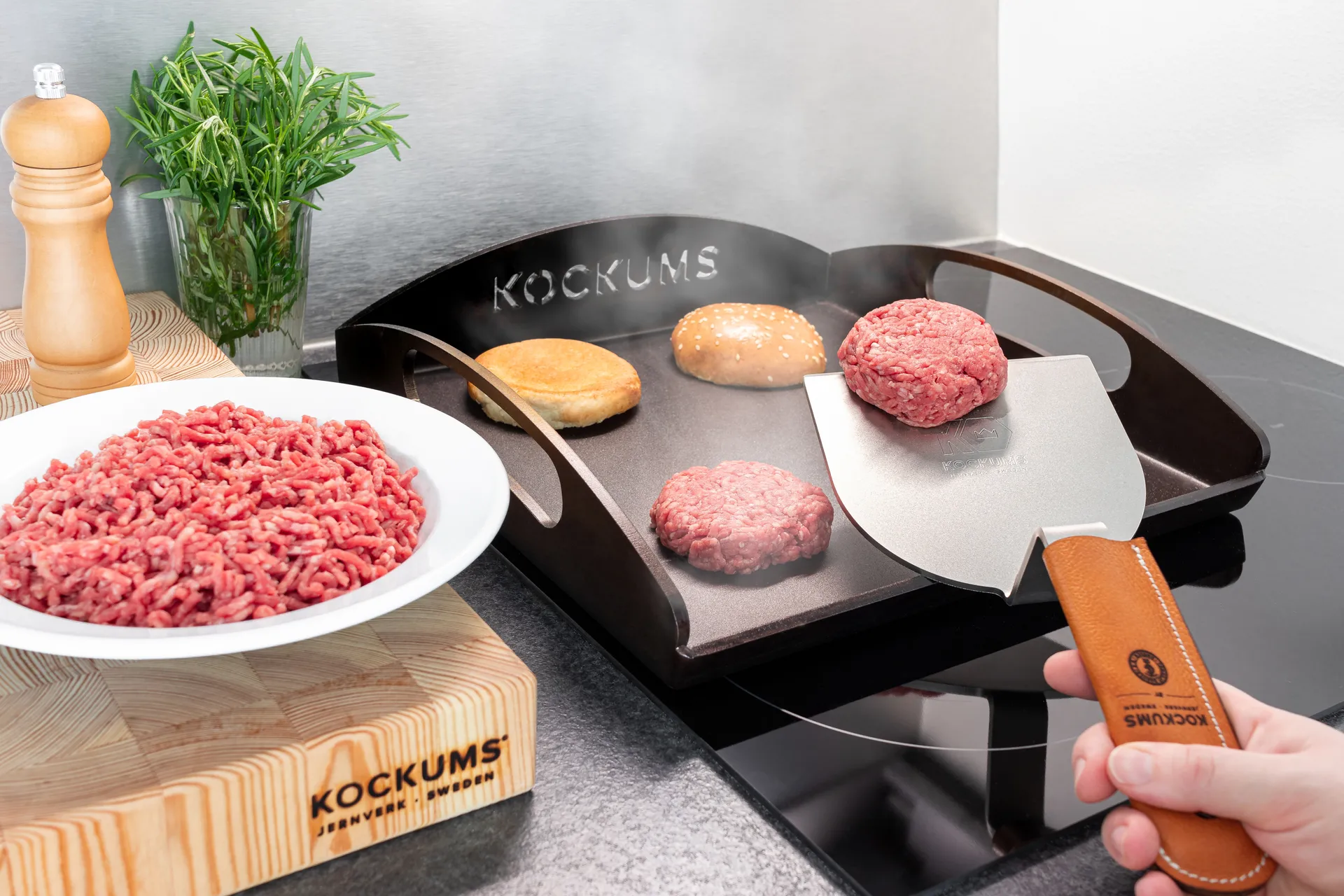 Kockums handle protector to saucepan 2.3 L, 5x14 cm- leather Kockums Jernverk