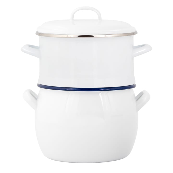 Kockums Paket pot and colander, kockums white Kockums Jernverk