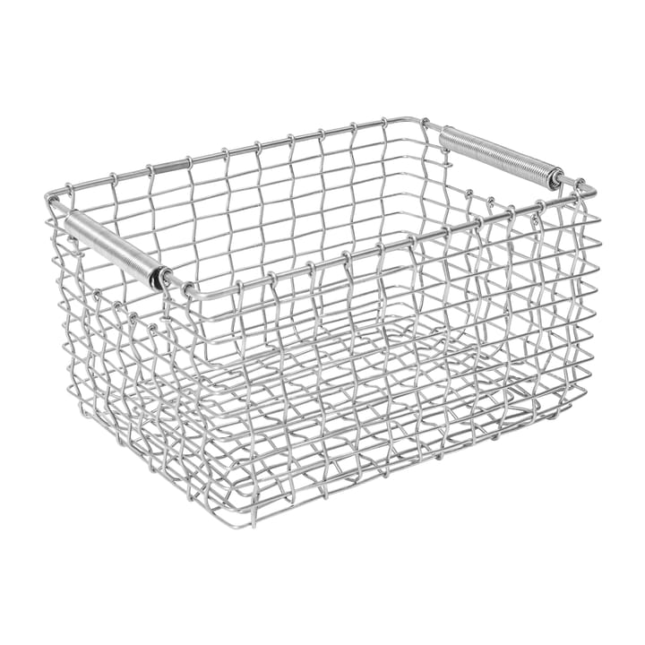 Rectangular 15 storage basket, Galvanised steel KORBO