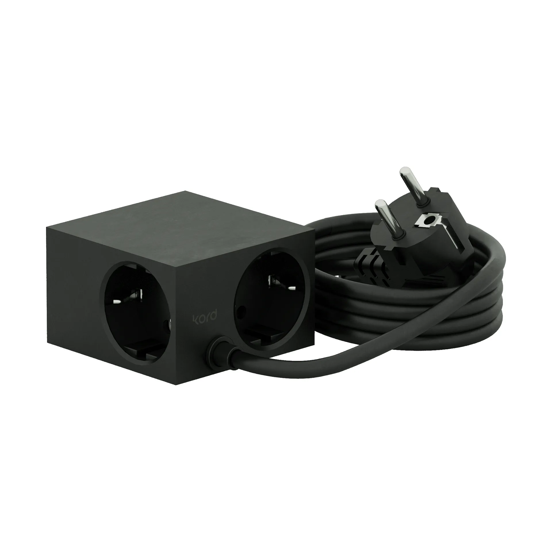 Cuboid outlet 2 m, Black Kord