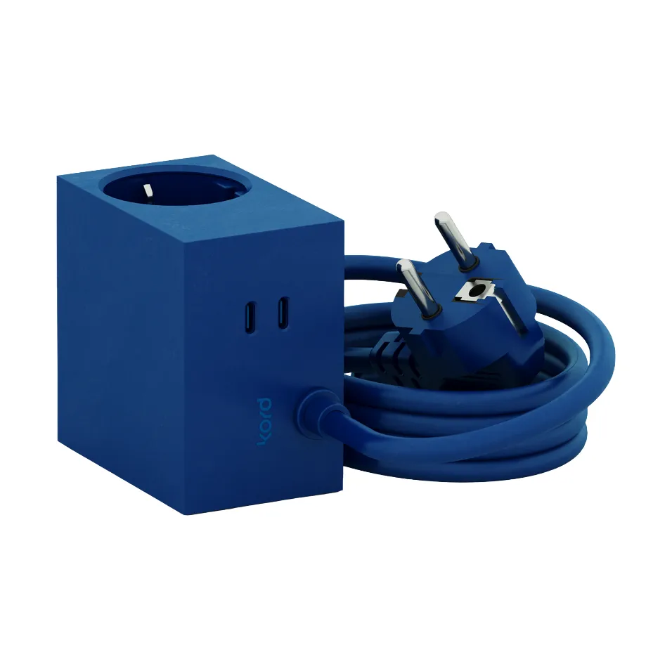 Cuboid+ outlet USB-C 30W 2 m, Catalina Blue Kord
