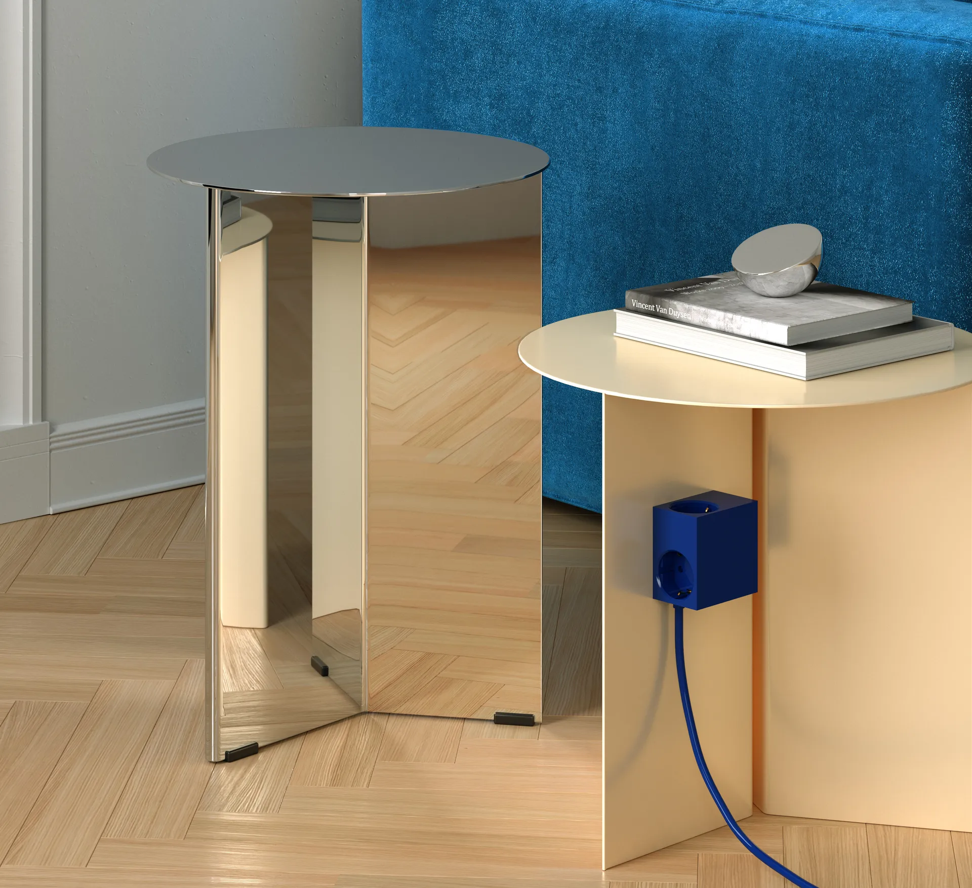 Cuboid+ outlet USB-C 30W 2 m, Catalina Blue Kord