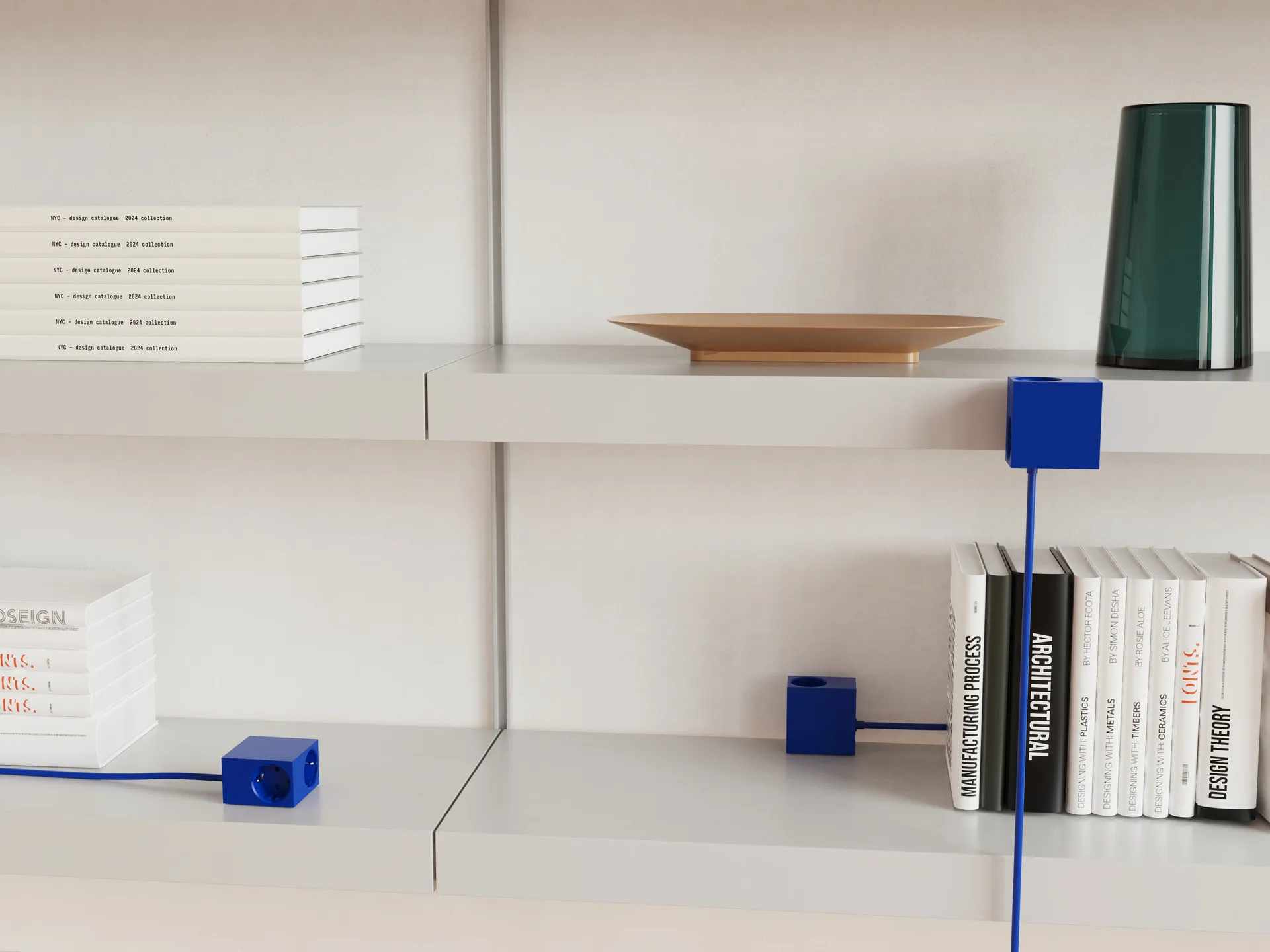 Cuboid+ outlet USB-C 30W 2 m, Catalina Blue Kord