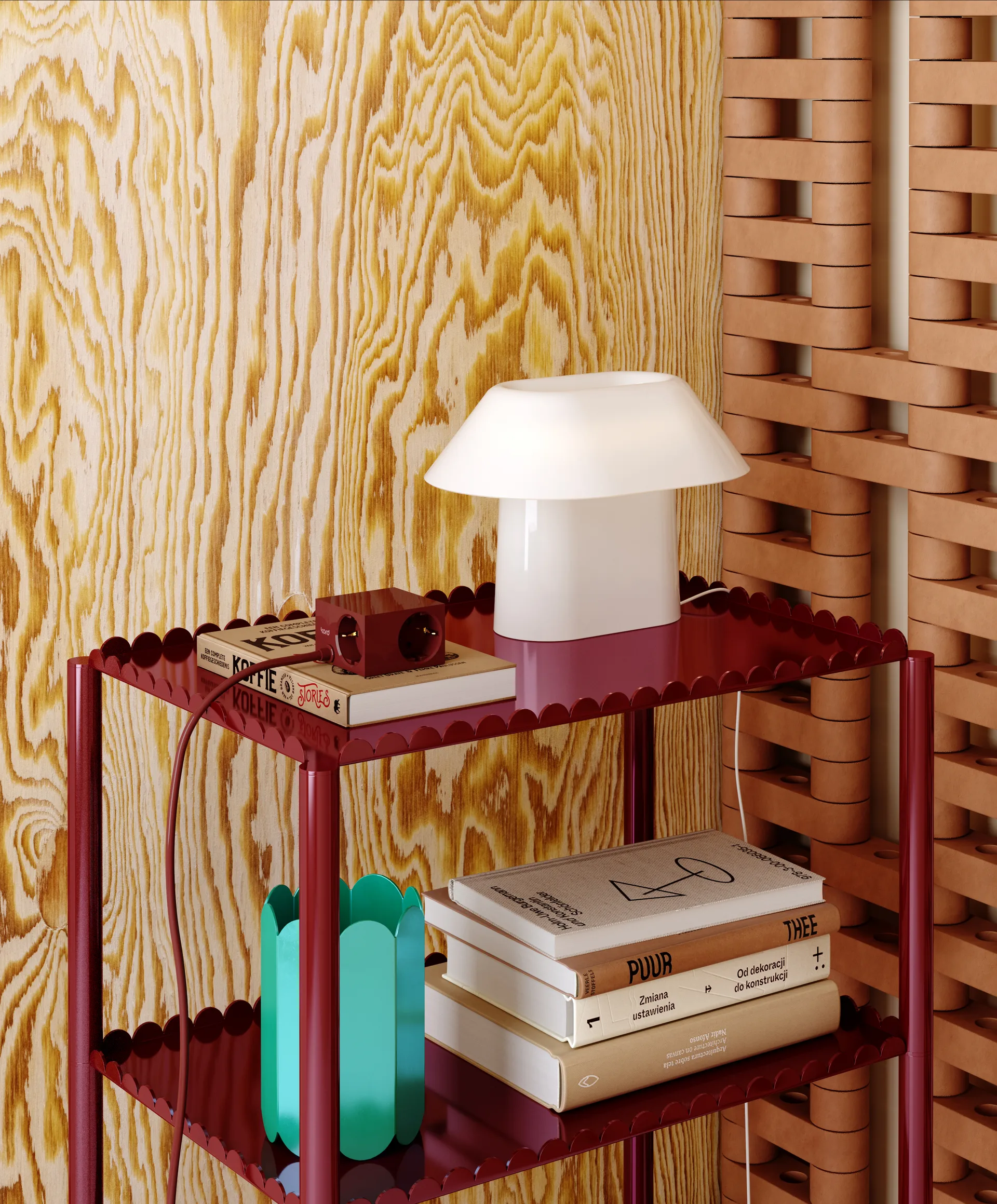 Cuboid+ outlet USB-C 30W 2 m, Fired Brick Kord