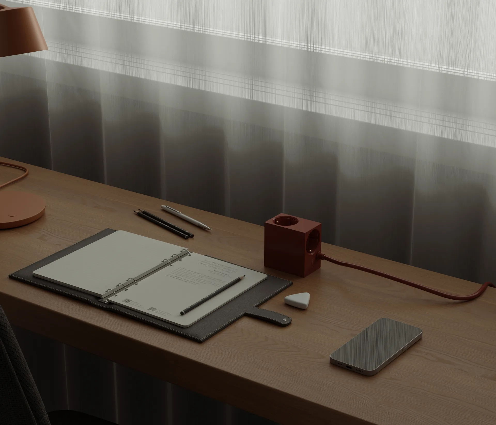 Cuboid+ outlet USB-C 30W 2 m, Fired Brick Kord