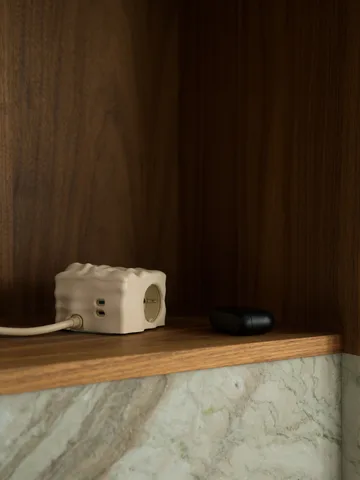 Cumulus+ case-shell for Cuboid+ power strip - Beige - Kord