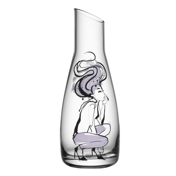 All about you carafe 1 l - purple - Kosta Boda