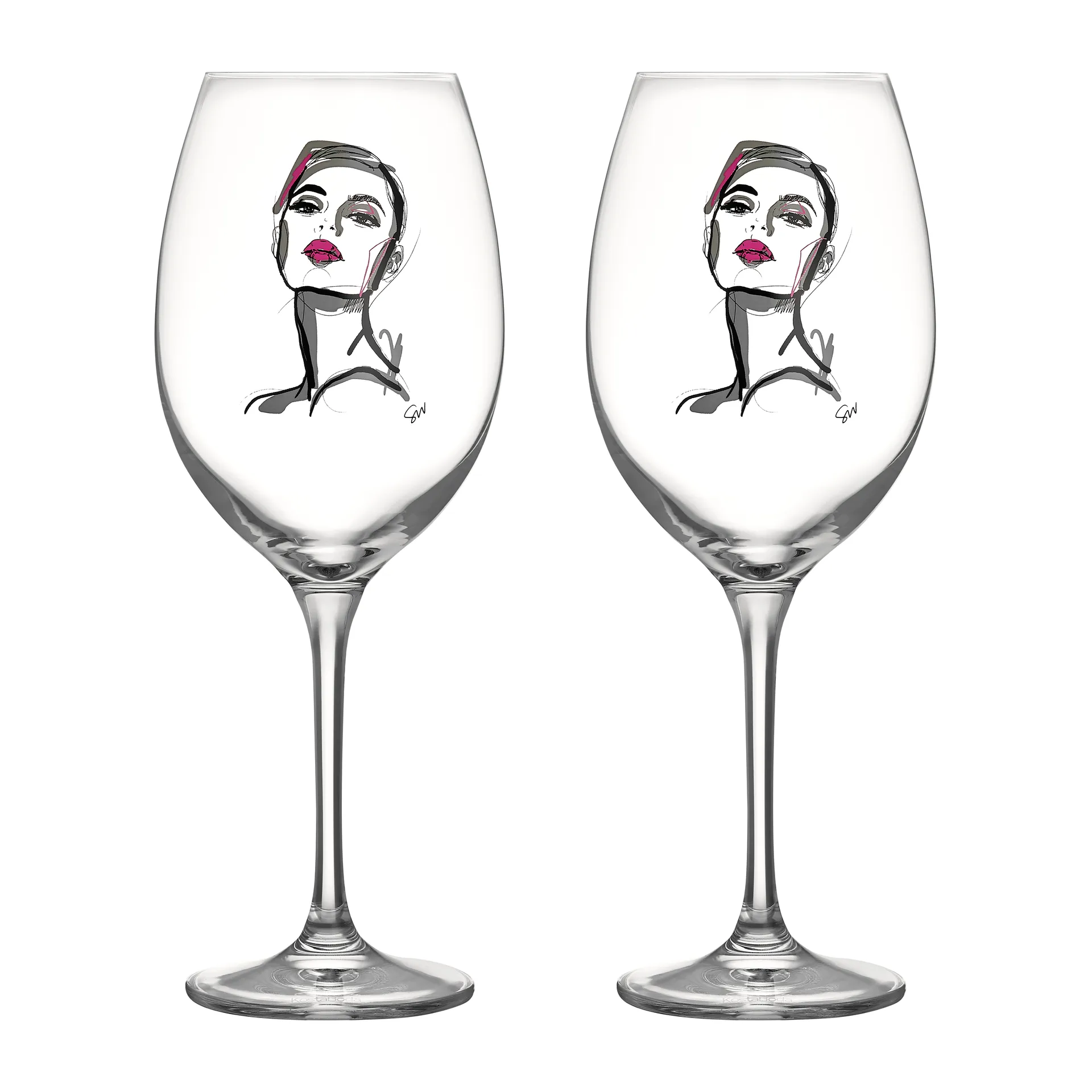All about you wine glass 52 cl 2 pack, Hold you Kosta Boda