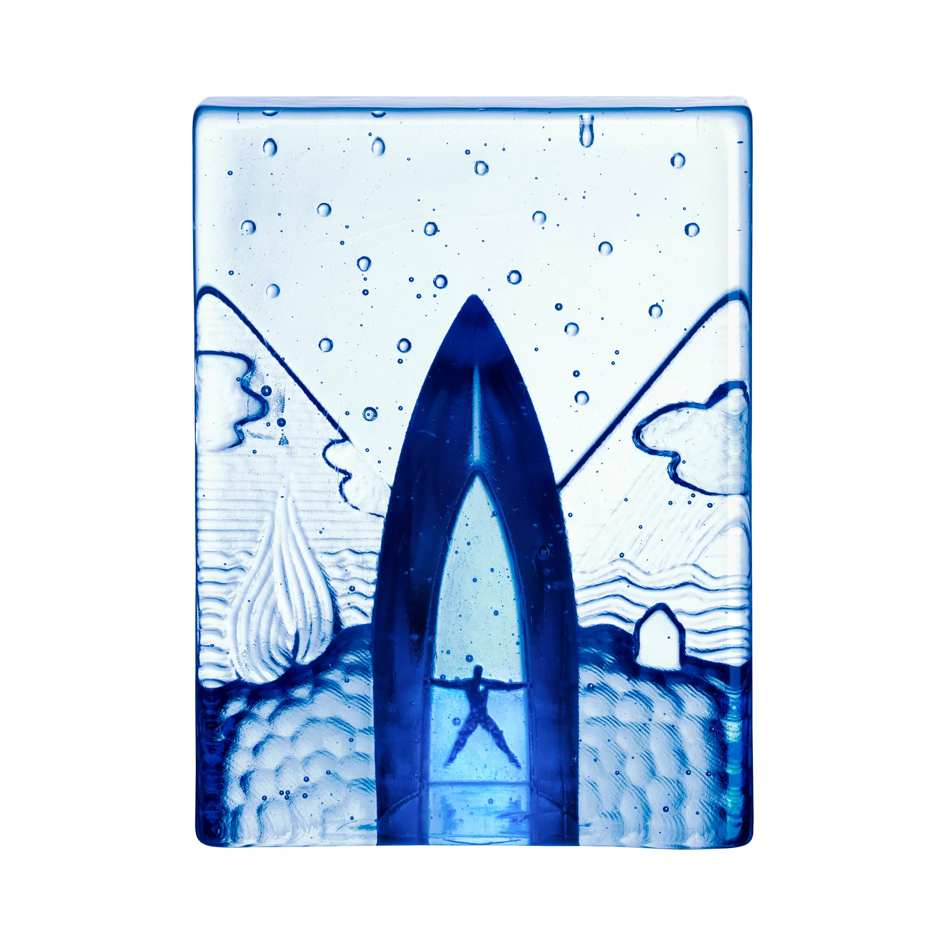 Blues sculpture, Four Elements Kosta Boda